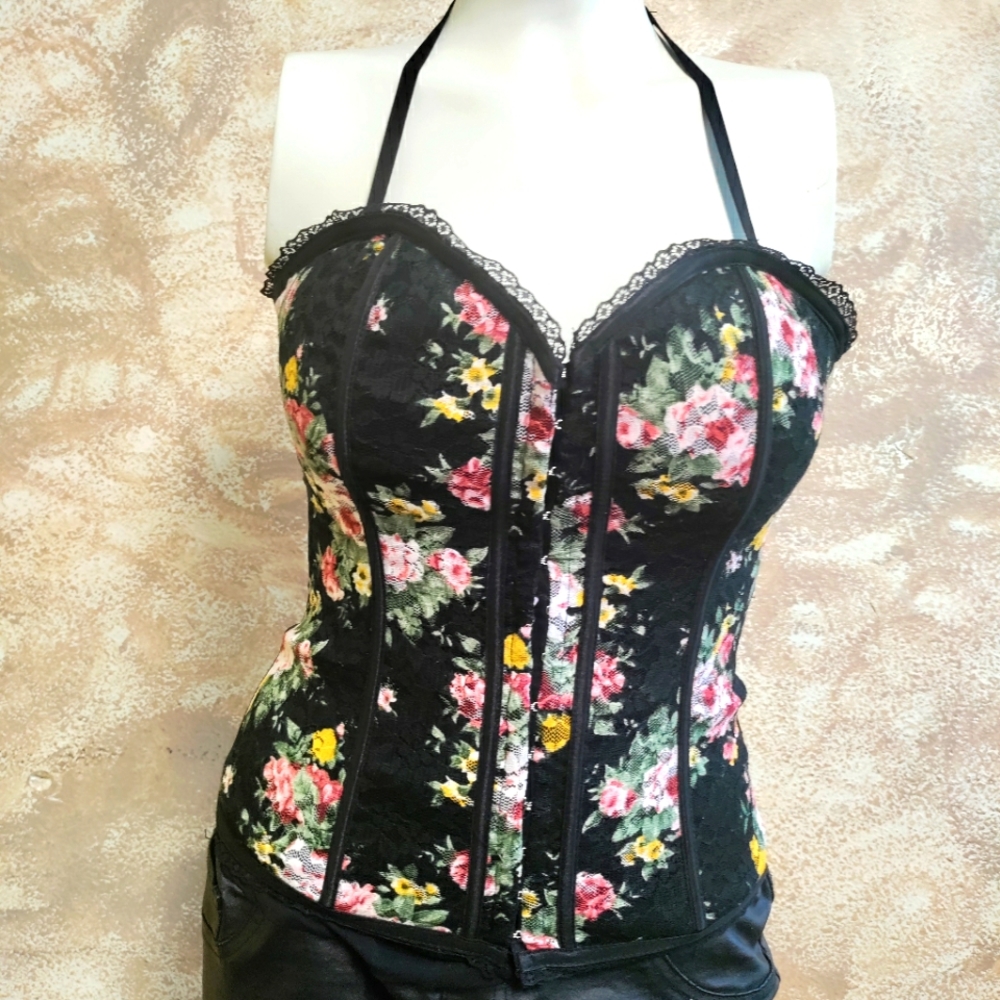 Black Lace Corset